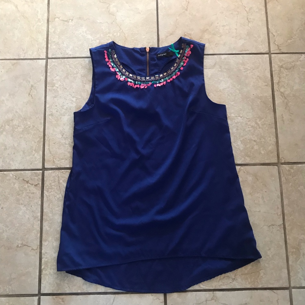Sequin Hem Tank